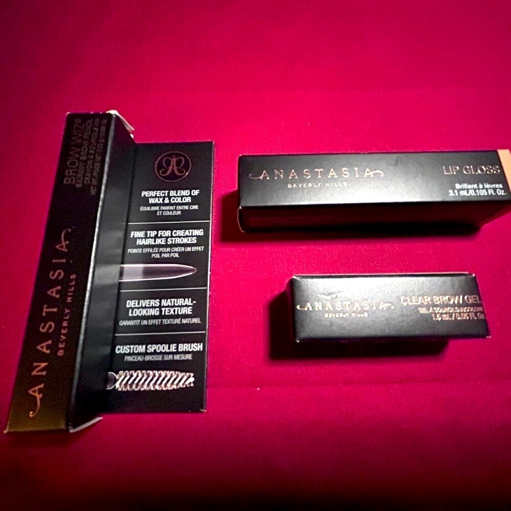 Anastasia Beverly Hills 3 Piece Makeup Set for Brows and Lips
